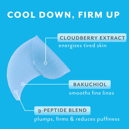 Patchology On Ice Cooling Blue Under Eye Patches For Puffy Eyes | 5 Pairs
