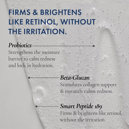 Glowbiotics Probiotic Revitalizing Cleanser - Anti-Aging Face Wash with Peptides - 5 oz - Hydrating Gel for Hormonal, Dry & Mature Skin