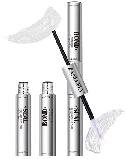 White Eyelash Glue Waterproof Lash Cluster Glue Bond and Seal Lash Glue