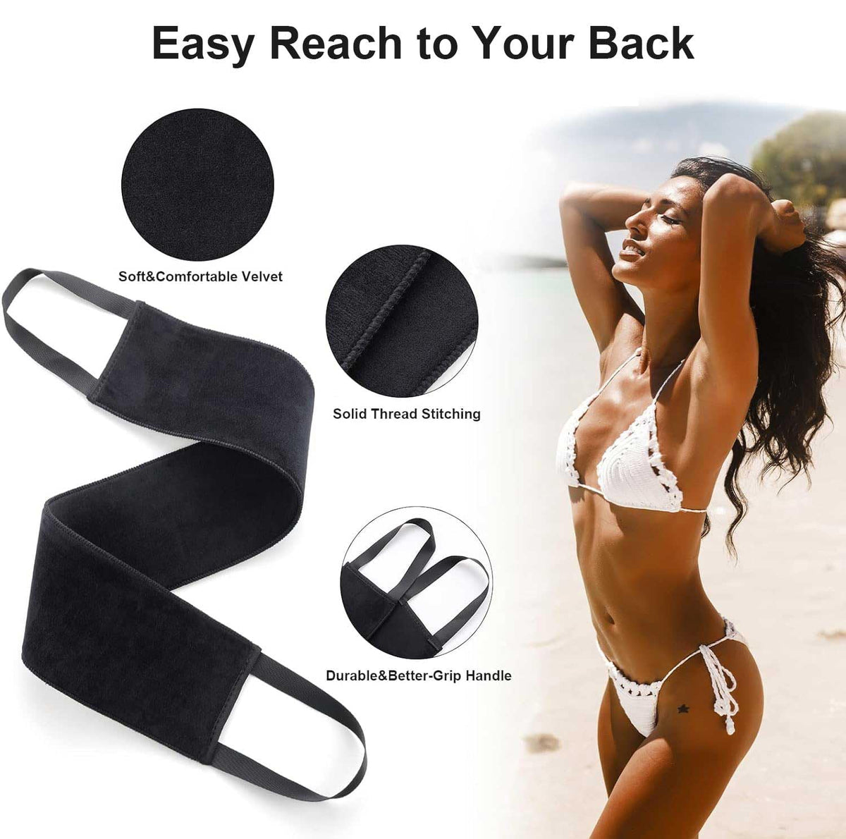 3 in 1 Self Tanning Mitts Self Tanner Mitt Applicator Kit - Tanning Glove for Self Tan Mitt, Tanning Brush for Self Tan Back Tanning Applicator Kabuki Body Brush Self Tanner Back