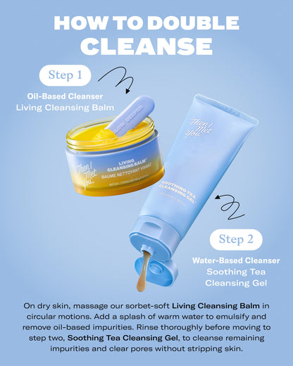 Then I Met You Living Cleansing Balm, Travel Makeup Remover Oil Cleanser