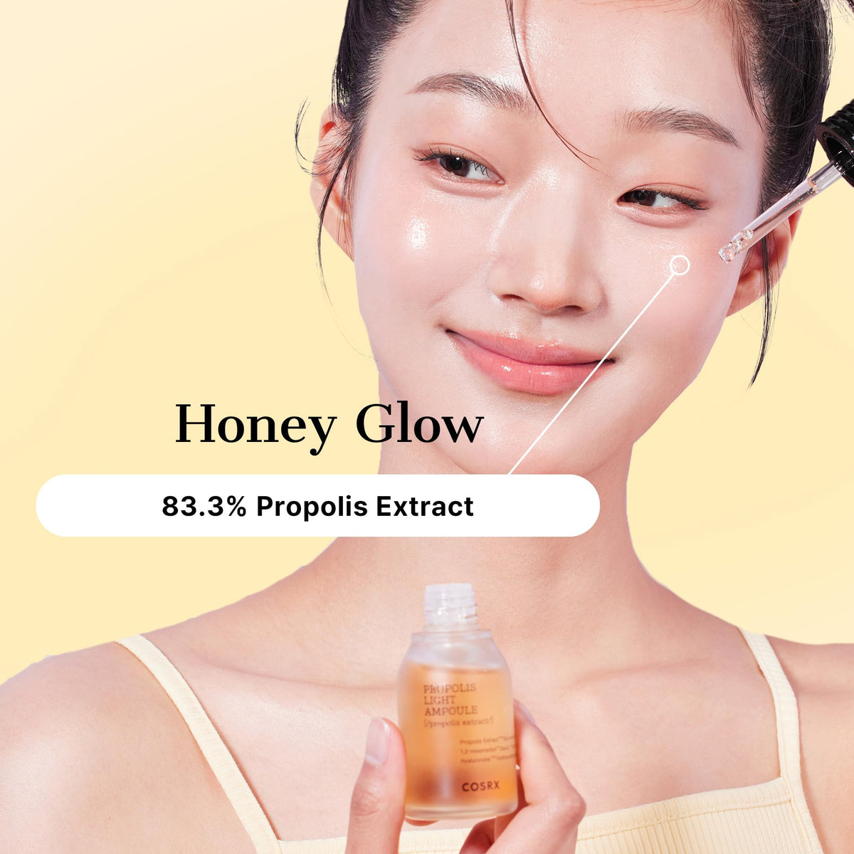 COSRX 73% Propolis Light Ampoule for Sensitive Skin, Fine Lines, 1.01fl.oz