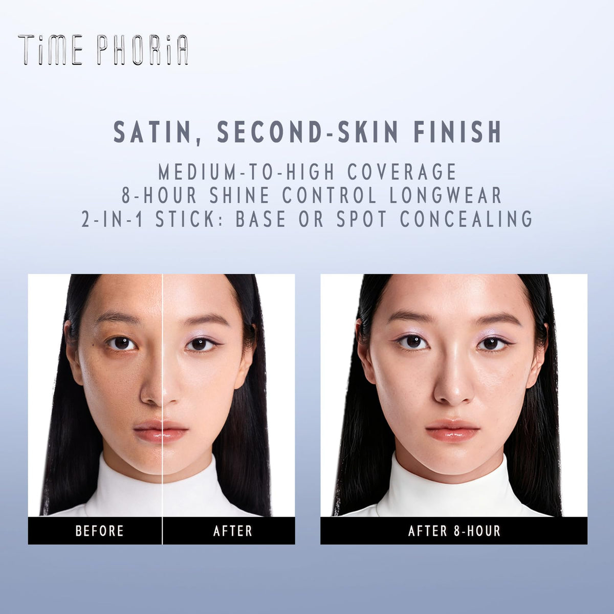 TIMEPHORIA Timeless FixionI Skin Tint Stick Foundation Satin Finish 02BIRCH