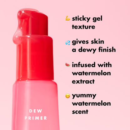 e.l.f. Jelly Pop Dew Primer, Limited Edition Translucent Face Primer For Moisturizing & Smoothing Skin & Gripping Makeup, Vegan & Cruelty-Free
