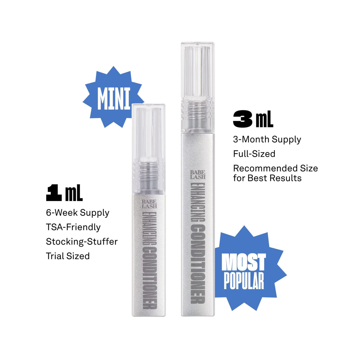 Babe Original Enhancing Lash Conditioner for Longer-Looking Lashes, 1mL