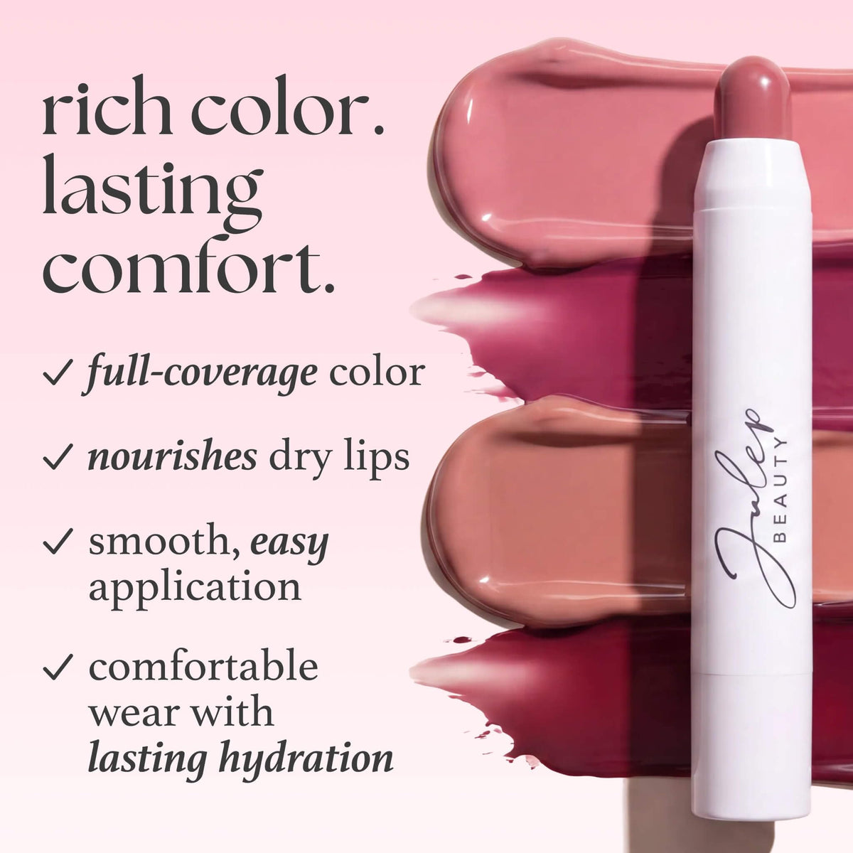 Julep It's Balm Creamy, Moisturizing Tinted Lip Balm, Vintage Mauve