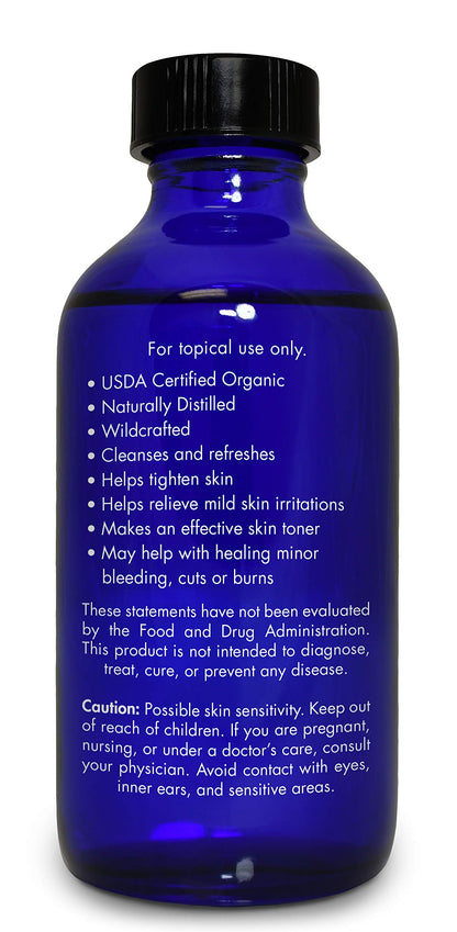 Organic, Witch Hazel – 100% Pure, Witch Hazel, for Face, Acne, Butt, Skin, Scalp, Hair, Body by Zongle Therapeutics, 4 OZ