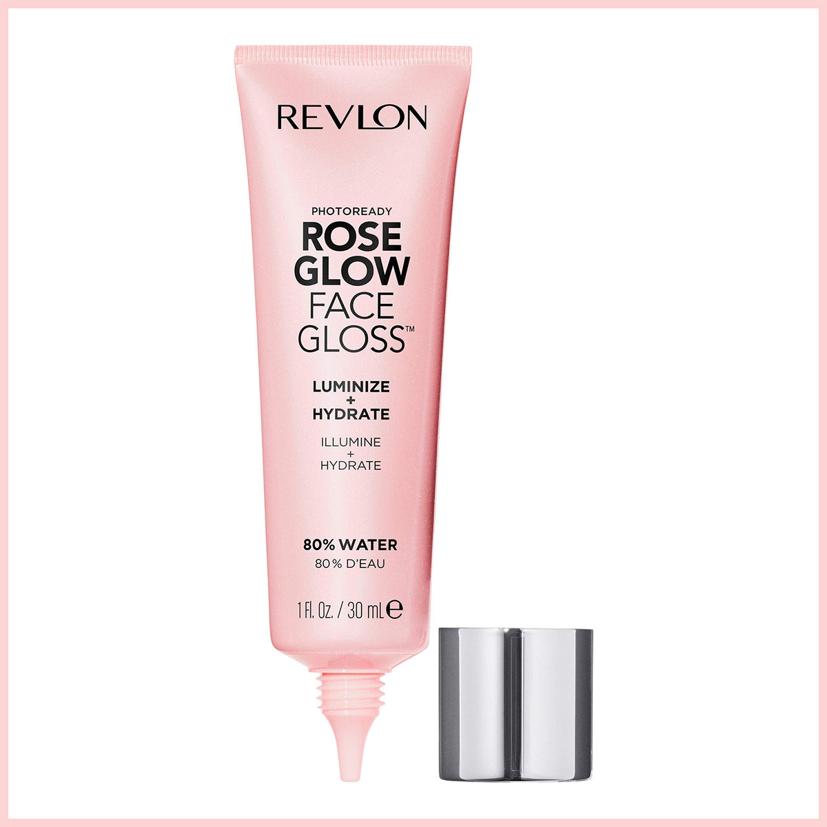 Revlon PhotoReady Rose Glow Face Gloss Makeup Primer, 1 fl oz