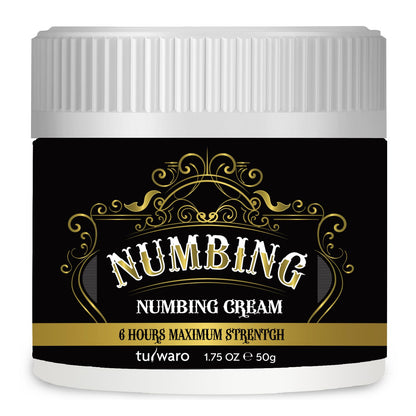 tuiwaro Numbing Cream: Fast-Absorbing with Emu Oil and Arnica — Non-Greasy 50 mL