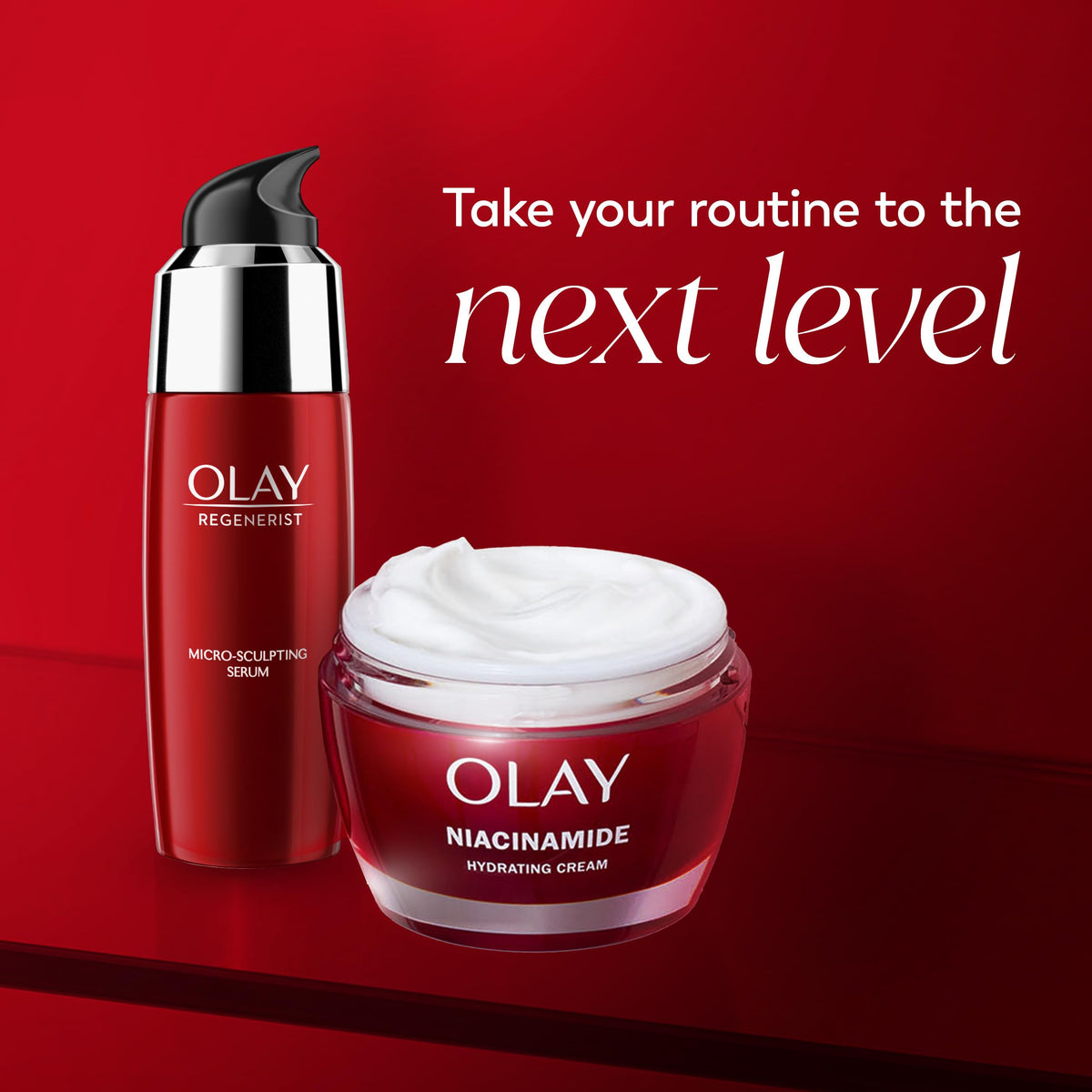 Olay Niacinamide Face Moisturizer, Firming Cream for Women, Non-Greasy - Anti-Wrinkle, Anti-Aging, Hydrating, Renewing, Stronger Skin Barrier, Smooths - Peptides, 1.7 Oz
