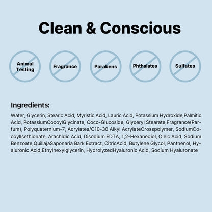 COSRX Hyaluronic Acid Moisturizing Cleanser with Vitamin B, 5.07 fl.oz