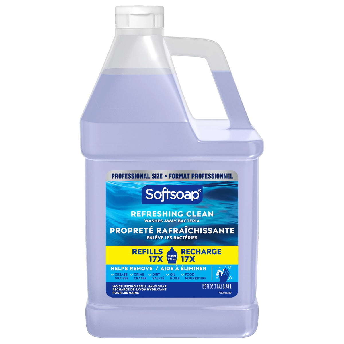 Softsoap Moisturizing Liquid Hand Soap Refill, Refreshing Clean, 128 fl oz