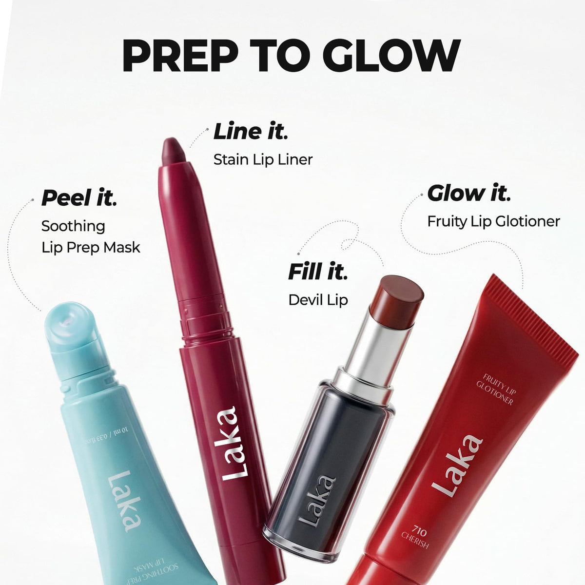 Laka Lip Liner - Smooth & Blendable Soft Matte Lip Contour Pencil for Shaping & Overlining Lips | Waterproof Formula, Oil-Cleanse Off, Long-Lasting Wear | #08 Burnt Brown (Deep Cocoa Brown)