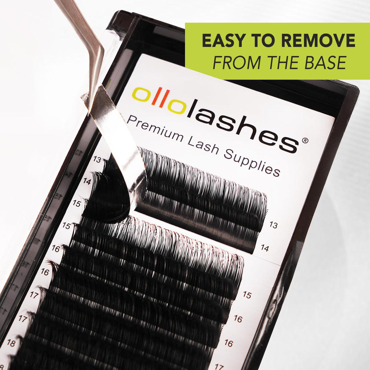 OLLOLASHES Bottom Lash Extension J Curl 0.07mm Mix4-7mm 4mm 5mm 6mm 7mm Black Color Bottom Lash Extensions, Professional Supplies for Lash Techs (Bottom-J-0.07, 4-7mm)