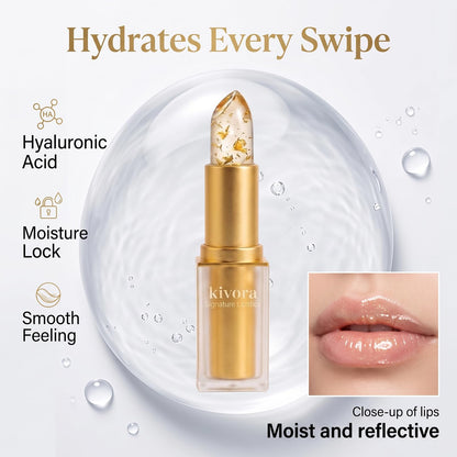 Lipstick for Mature Lips, Signature Clear Lipstick for Older Women (Gold)