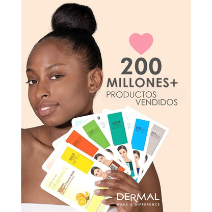 DERMAL 16 Collagen Korean Essence Sheet Mask Variety Pack, Aloe Cica & More