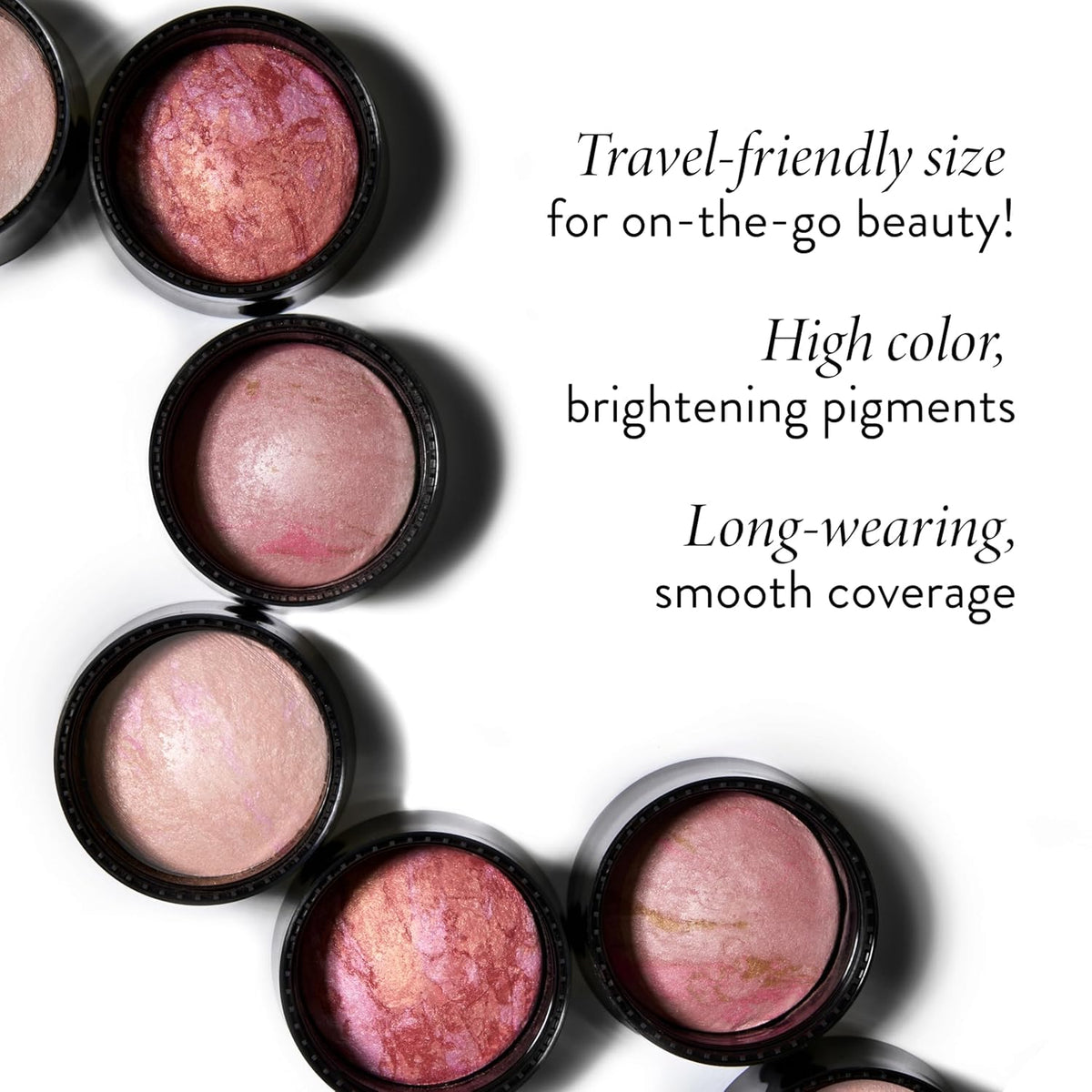 LAURA GELLER NEW YORK Baked Blush-n-Brighten Baked to Go - Pink Buttercream - Travel Size Blush