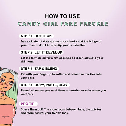 KimChiChic Beauty Candy Girl Fake Freckle Pen, Natural-Looking Fast-Drying
