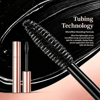 Lash Casting Mascara Korean, Lash Booster Mascara, Cougex Mascara, Lengthening & Curling Mascara–waterproof, Smudge-Proof LashBooster, Tubing Mascara Brown Black Waterproof (Black)