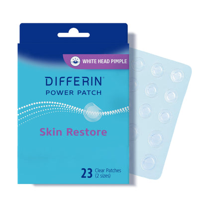 Differin Power Pimple Patches, Hydrocolloid Acne Treatment, 23ct