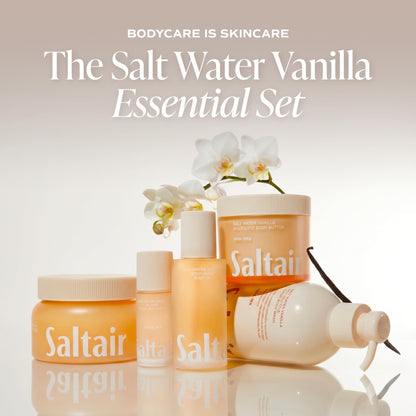 Saltair Body Scrub | Salt Water Vanilla Exfoliating Polish | 1 Count