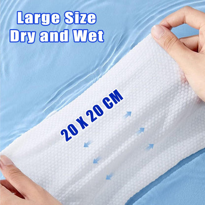 100 Count Disposable face towel, Ultra Thick face towels, Face towels disposable, Lint- free Facial Tissue, Skincare and Makeup Remover