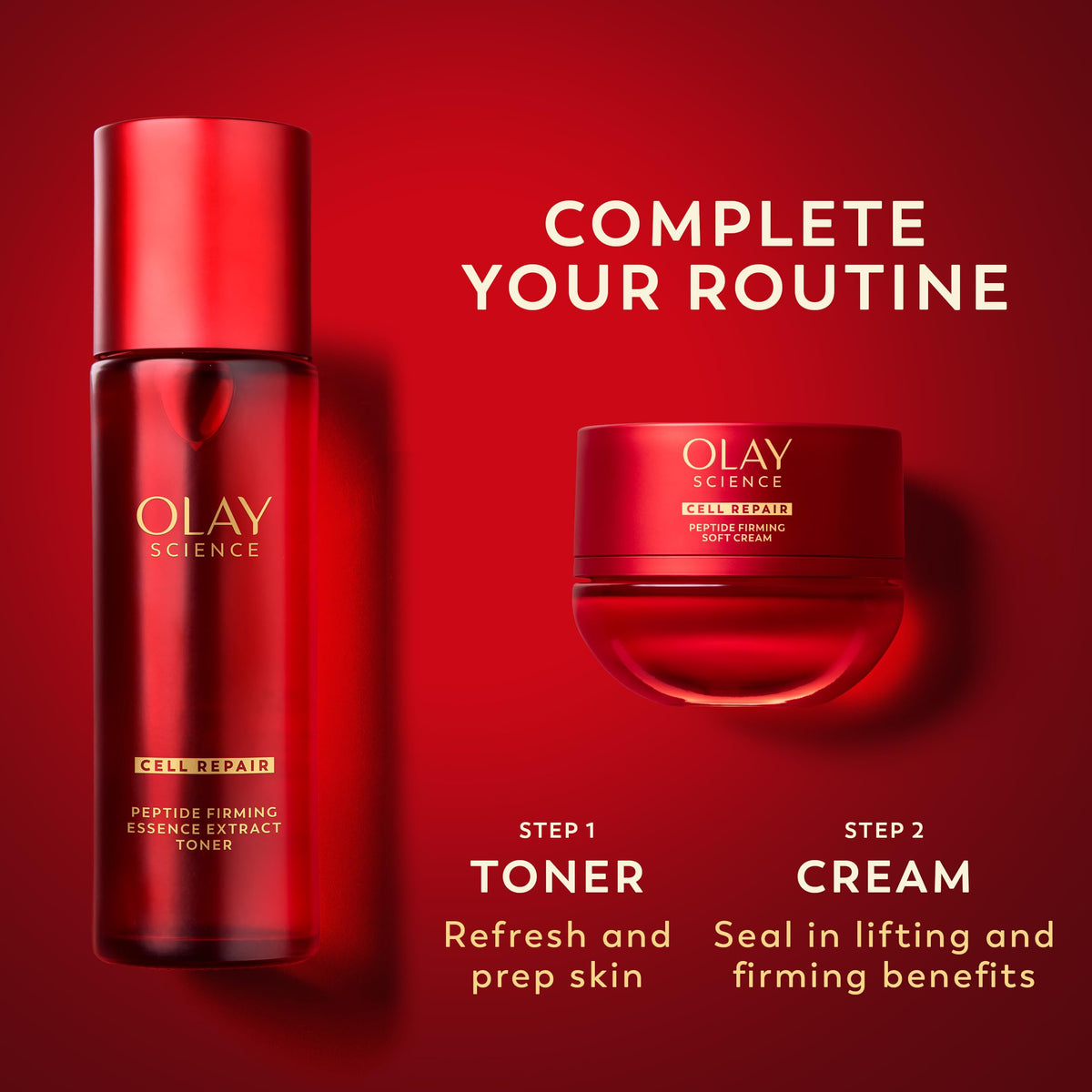 Olay Science Peptide Face Toner | Essence Extract Hydrating Toner for Face - Premium Skin Care, for All Skin Types - Longevity & Anti-Aging - Exclusive Antioxidant Peptide Complex Infused, 1.7 oz
