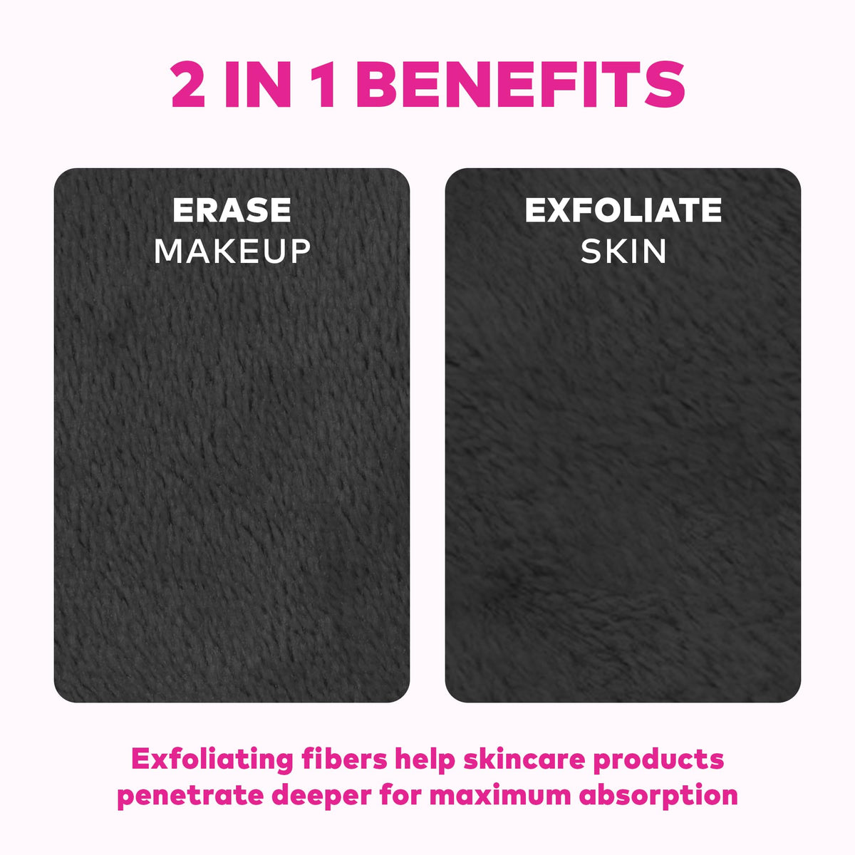 The Original MakeUp Eraser 7-Day Set, Chic Black