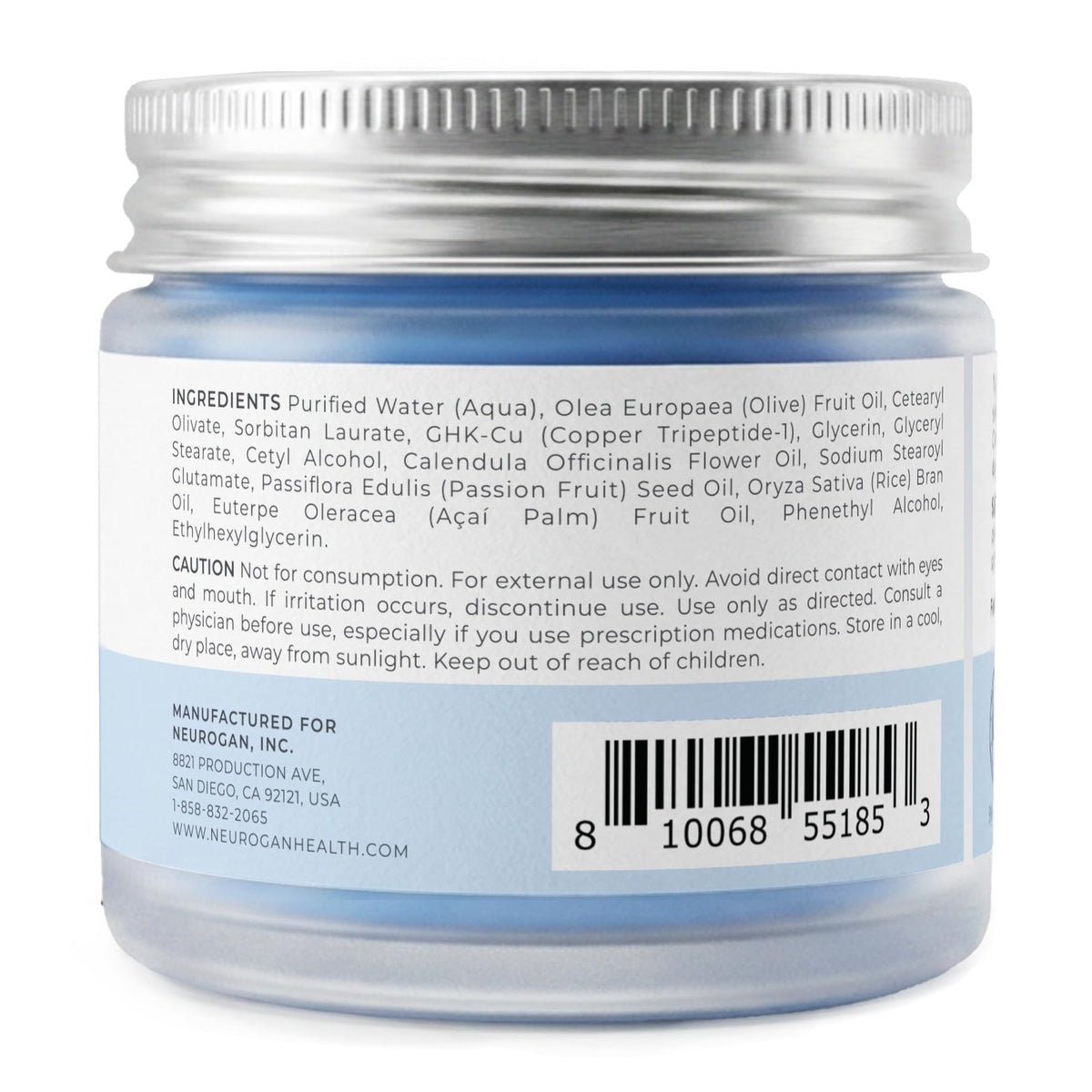 Neurogan GHK-Cu Copper Peptide Face Cream (2400 mg)