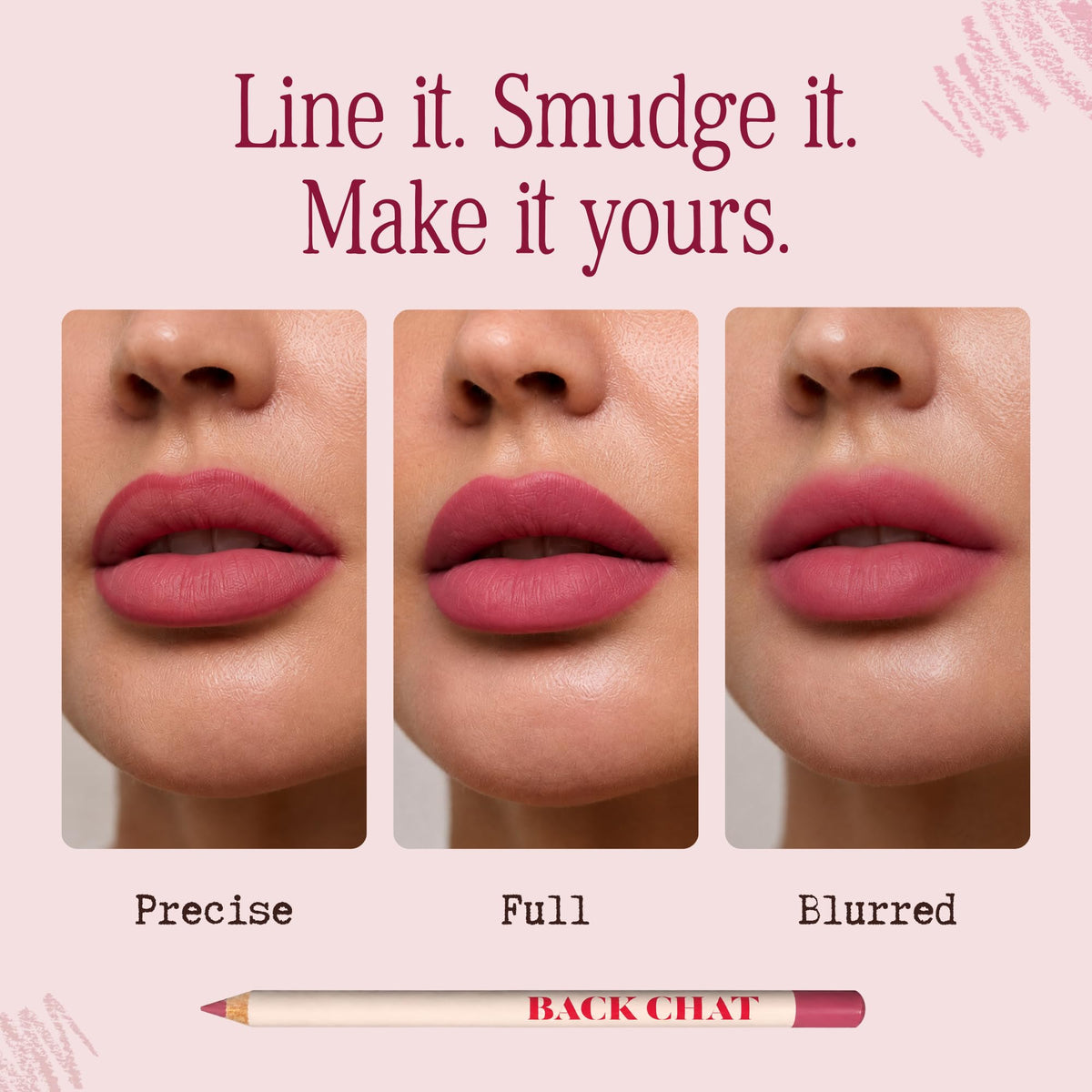 ed&i body OMG Cute Lip Smudge - Lip Liner Pencil for Defined, Natural Lips Matte, Smudge Proof, Long-Lasting Lipliner Finish, Soft Texture & Precision Application for All-Day Wear - Colour Confession