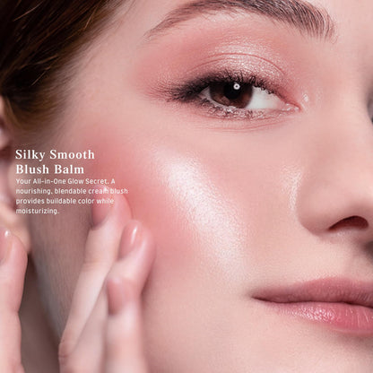 bayfree Multi Glow Balm, Cream Blush for Cheeks Lips & Eyes, Radiant Finish