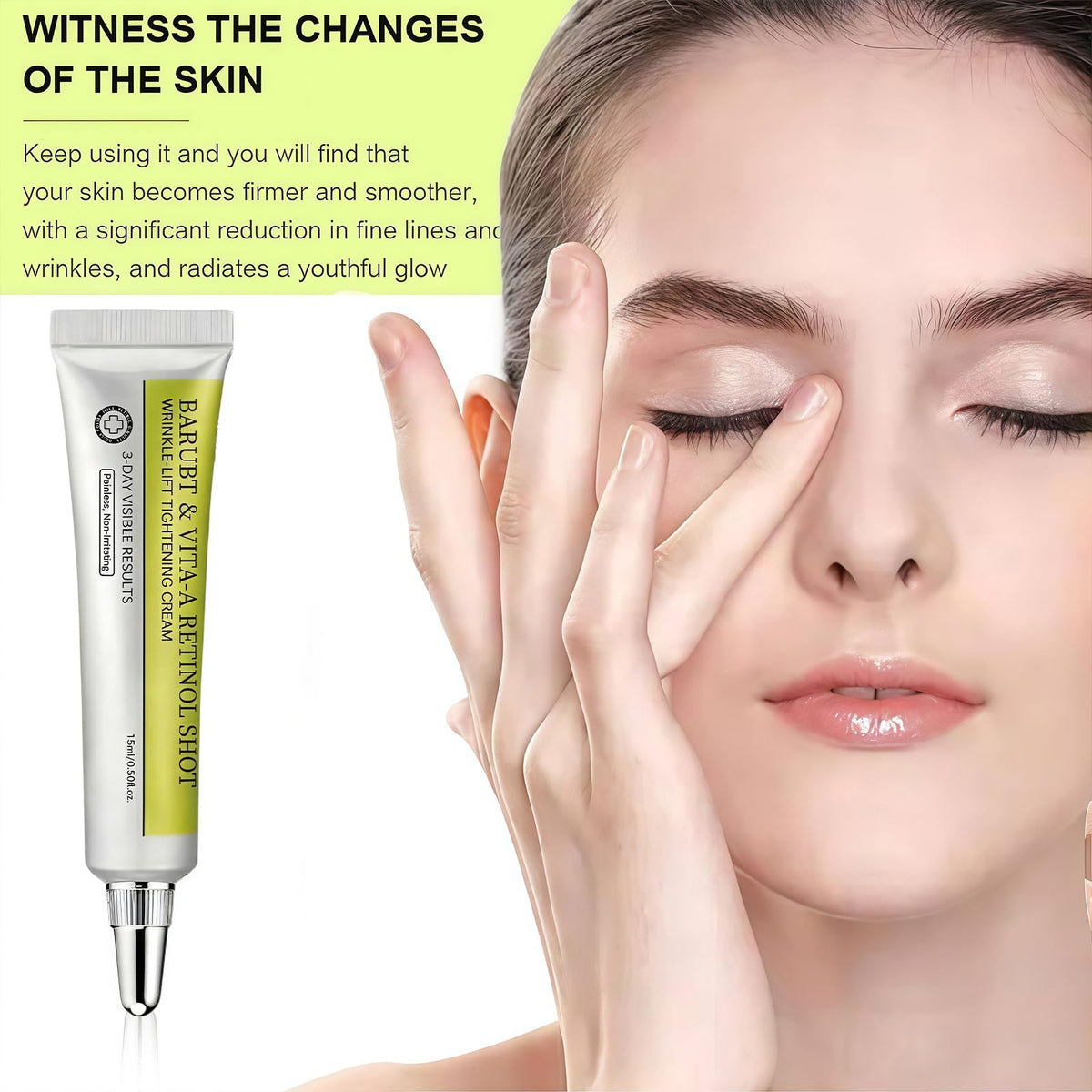 BARUBT Retinal Shot Tightening Booster Face Serum, the vita a 15ml0.5fl.oz.