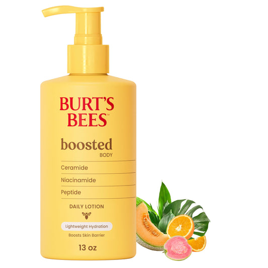 Burt's Bees Boosted Body Lotion, Tropical Scented, 13 oz.