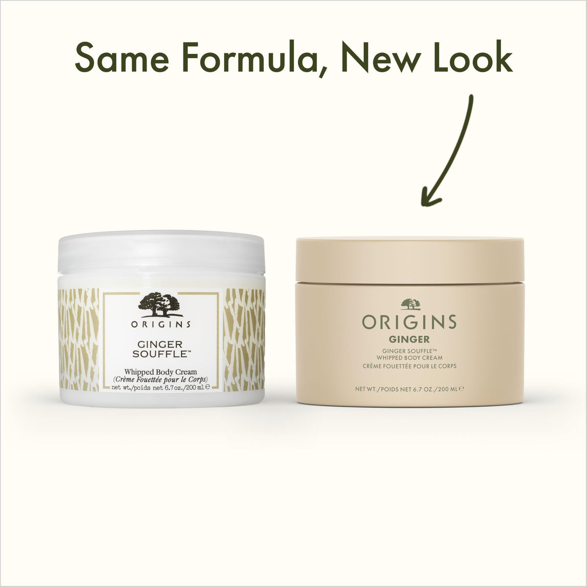 Origins Ginger Souffle Whipped Body Cream | Body Butter For Dry Skin | With Ginger, 6.7 Fl Oz
