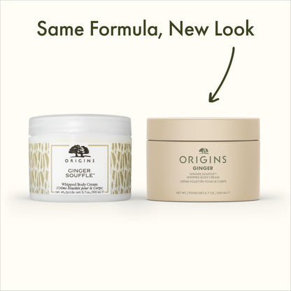 Origins Ginger Souffle Whipped Body Cream | Body Butter For Dry Skin | With Ginger, 6.7 Fl Oz