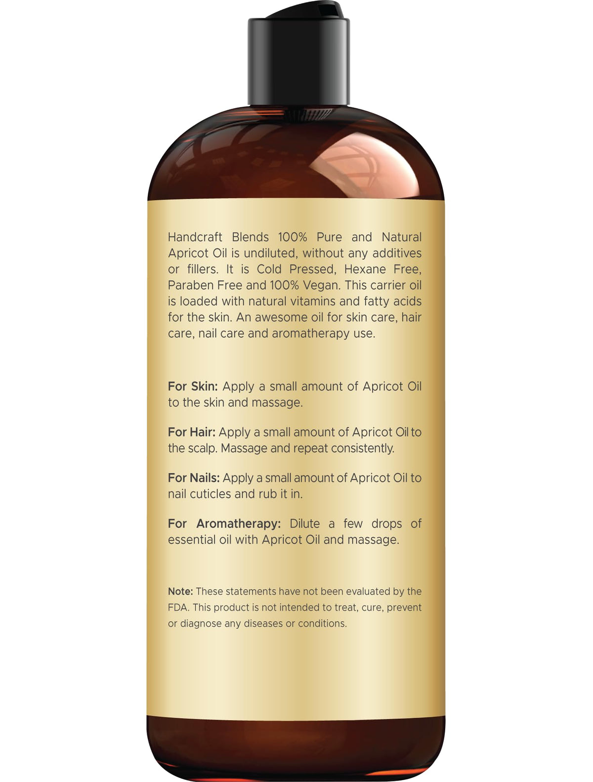 Handcraft Blends Apricot Kernel Oil - 16 Fl Oz