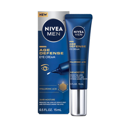 NIVEA MEN Age Defense Eye Cream with Q10, 0.5 FL OZ