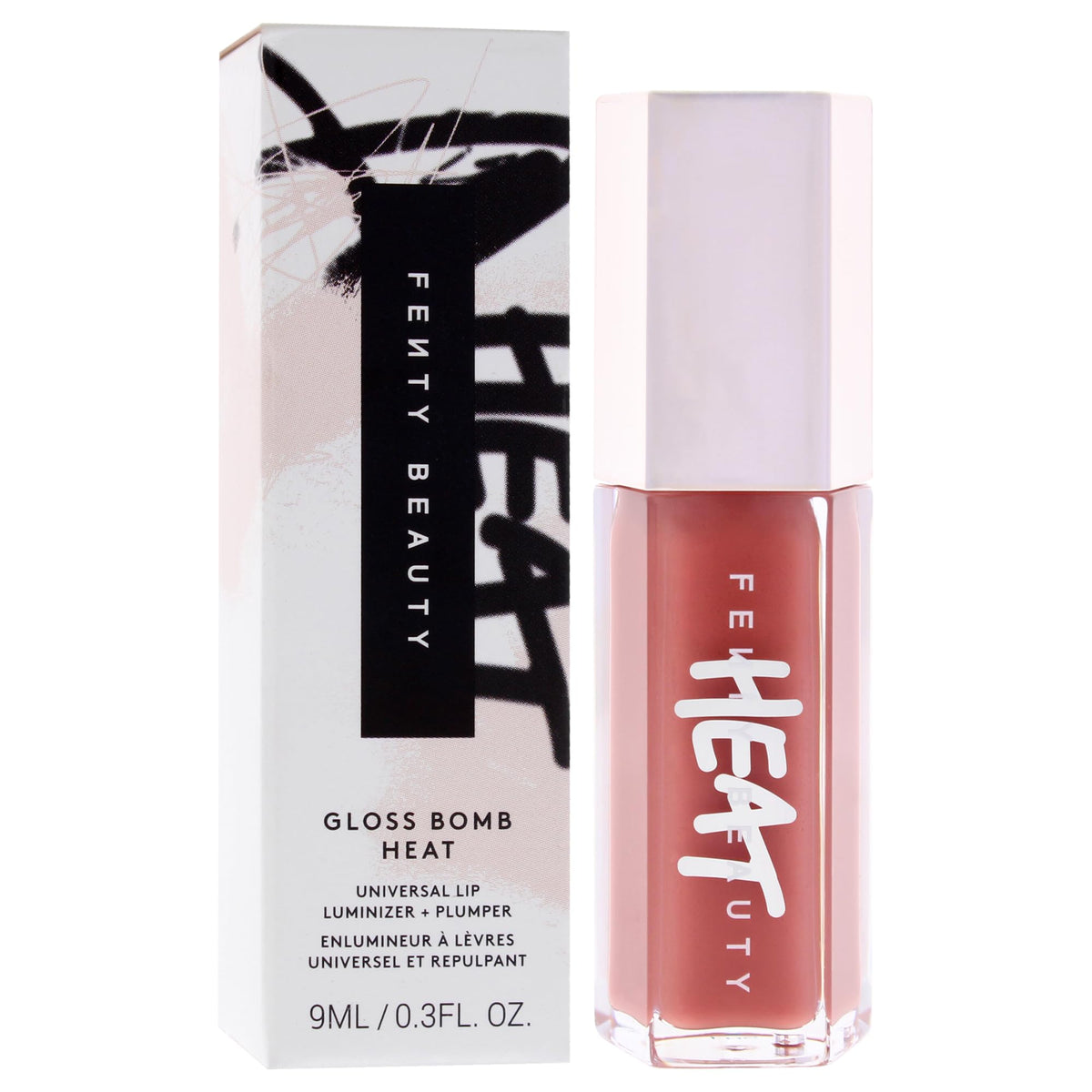 Gloss Bomb Heat Universal Lip Luminizer Plus Plumper - 02 Fussy Heat by Fenty Beauty for Women - 0.3 oz Lip Gloss