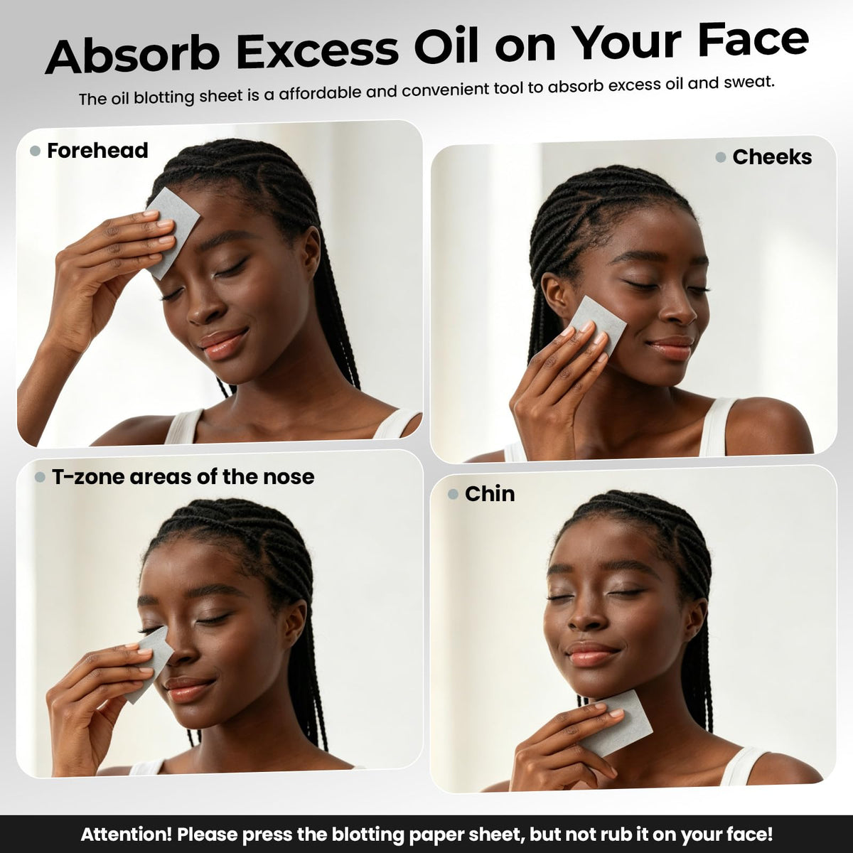FANDAMEI 600 Counts Oil Blotting Sheets For Face, Blotting Papers For Face