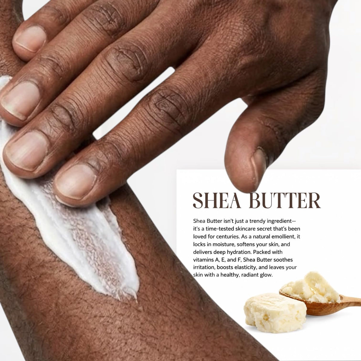 Body Butter for Men, Cologne Scented Shea & Cocoa Butter Cream