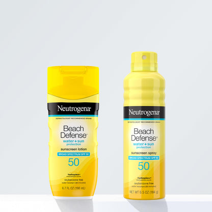 Neutrogena Beach Defense Sunscreen Lotion SPF 50, 6.7 fl oz