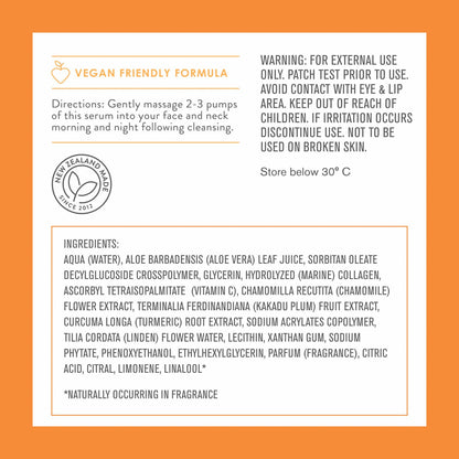 By Nature Vitamin C + Collagen Brightening & Hydrating Face Serum