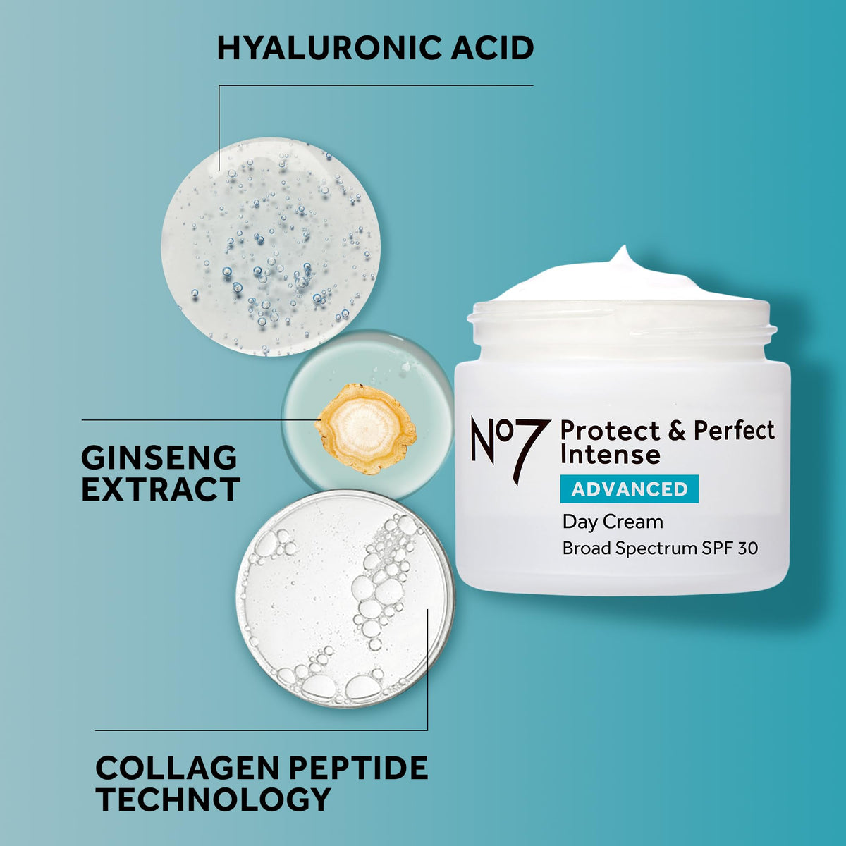 No7 Protect & Perfect Fragrance-Free Day Cream with SPF 30, 50ml