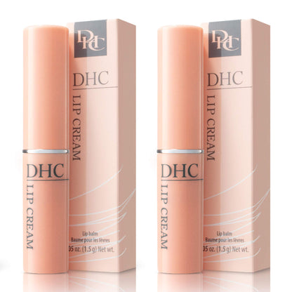 DHC Lip Cream, Ultra-Moisturizing Lip Balm for Dry Lips, 0.05oz, 2-Pack