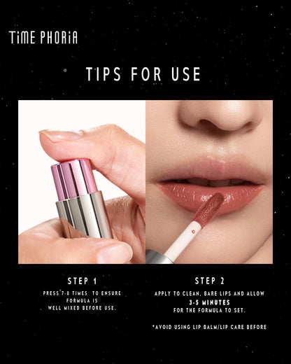 TIMEPHORIA Spectra Ultra Stay-Color Transfer Proof Lip Vinyl 03 Venus Dune