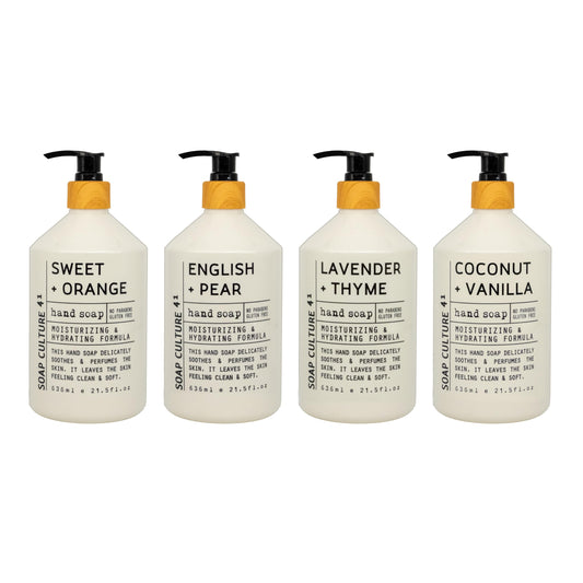 Home & Body Company Soap Culture 41 Hand Soap Collection 21.5 fl oz x 4