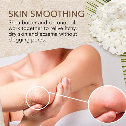 O NATURALS Natural Coconut Shea Butter Soap Bar 3 Pack - Gifts for Women
