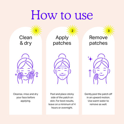 BLUMBODY Face, Forehead Wrinkle Patches - Anti Wrinkle Facial Patches to Smooth Eye, Mouth, Forehead Wrinkles - Non-Silicone Face Tape for Fine Wrinkles between Eyes, Face - Patches (30 day supply)