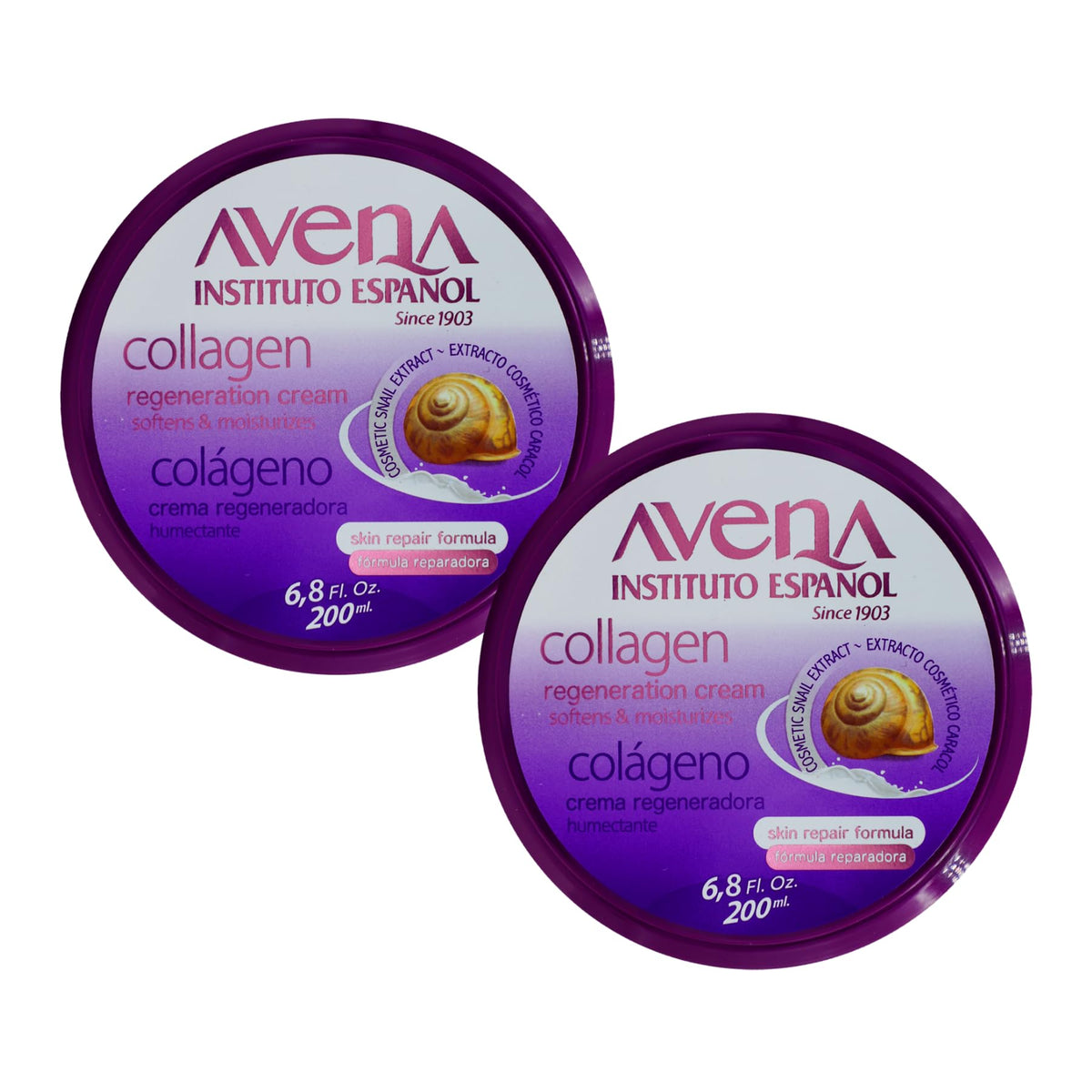Avena Instituto Español Collagen Regeneration Cream, 2-Pack, 6.8 Fl Oz