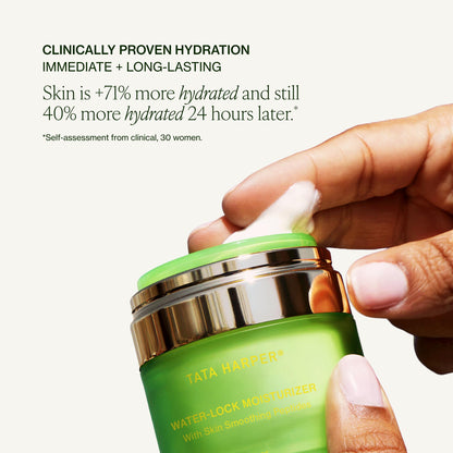 Tata Harper Water-Lock Moisturizer | Gel-Cream with Hyaluronic Acid | Hydrates, Plumps & Smooths | Clinically Proven Natural Skincare for Dryness, Uneven Texture, Lack of Radiance | For All Skin Types